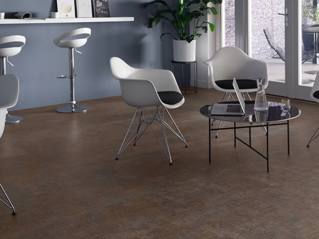 Klebevinyl Mflor Abstract Coffee Brown