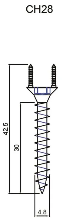 Nagelschrauben CH28
