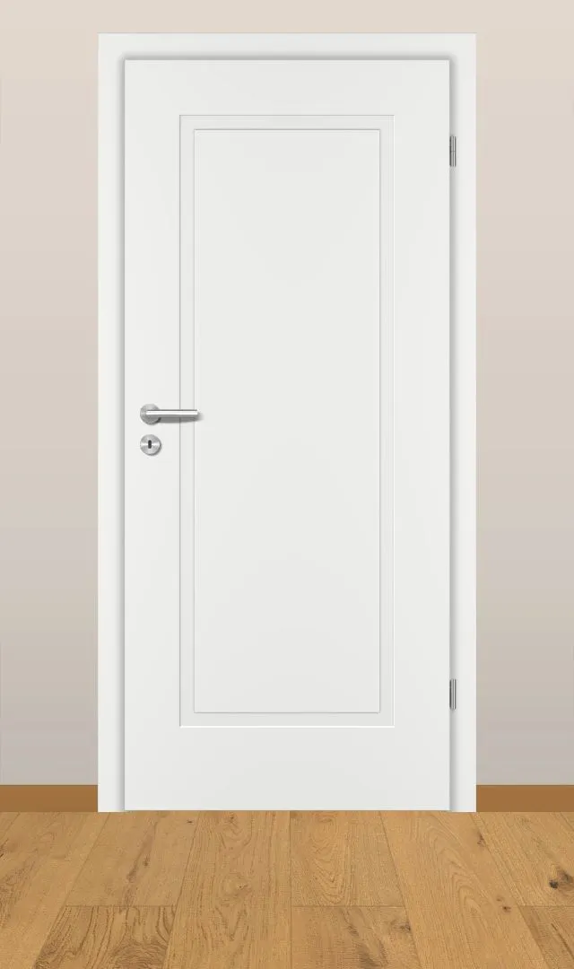 T&uuml;rblatt Madera 01 Wei&szlig;lack