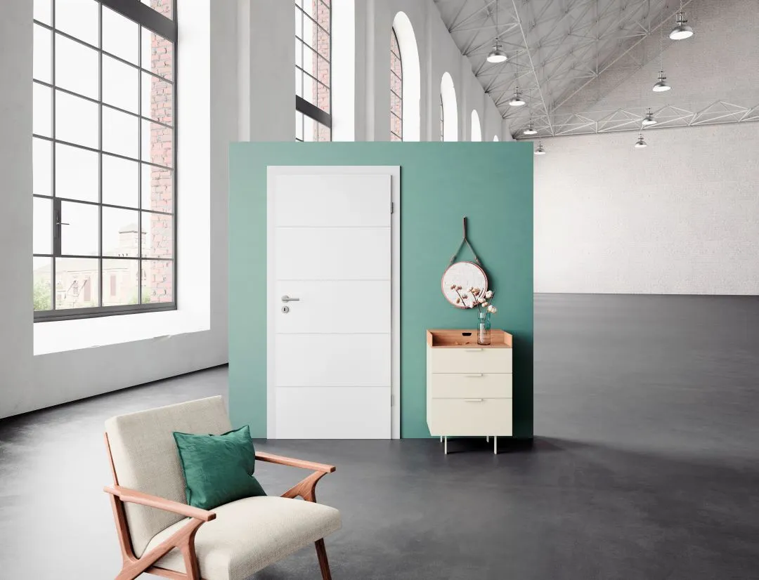 T&uuml;rblatt Lara 05 Wei&szlig;lack