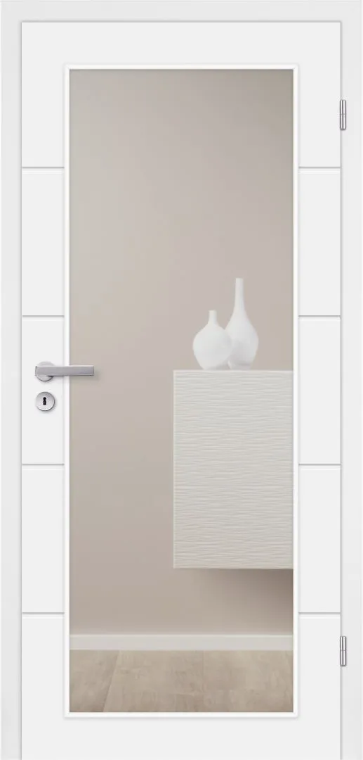 T&uuml;rblatt Lara 05 Wei&szlig;lack