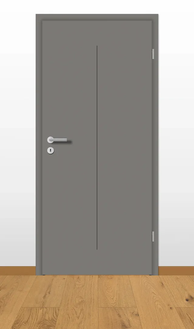 T&uuml;rblatt G&J Shadowline NF1 grau