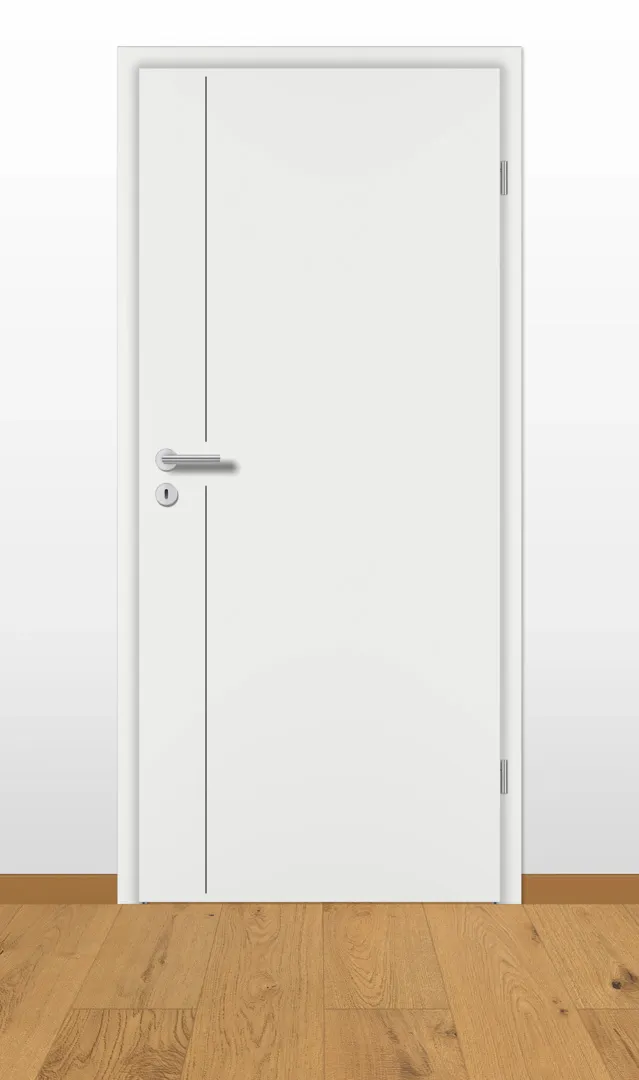 T&uuml;rblatt G&J Shadowline NF4 wei&szlig;