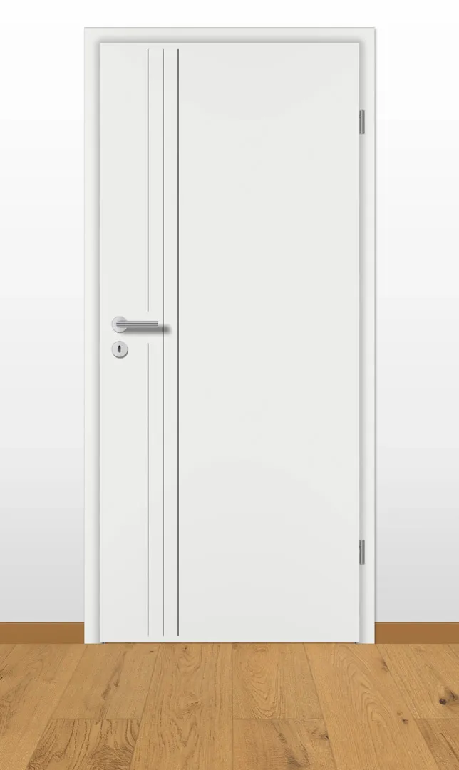 T&uuml;rblatt G&J Shadowline NF6 wei&szlig;