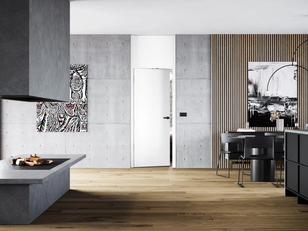 T&uuml;rblatt G&J Ultramatt wei&szlig; RAL 9016