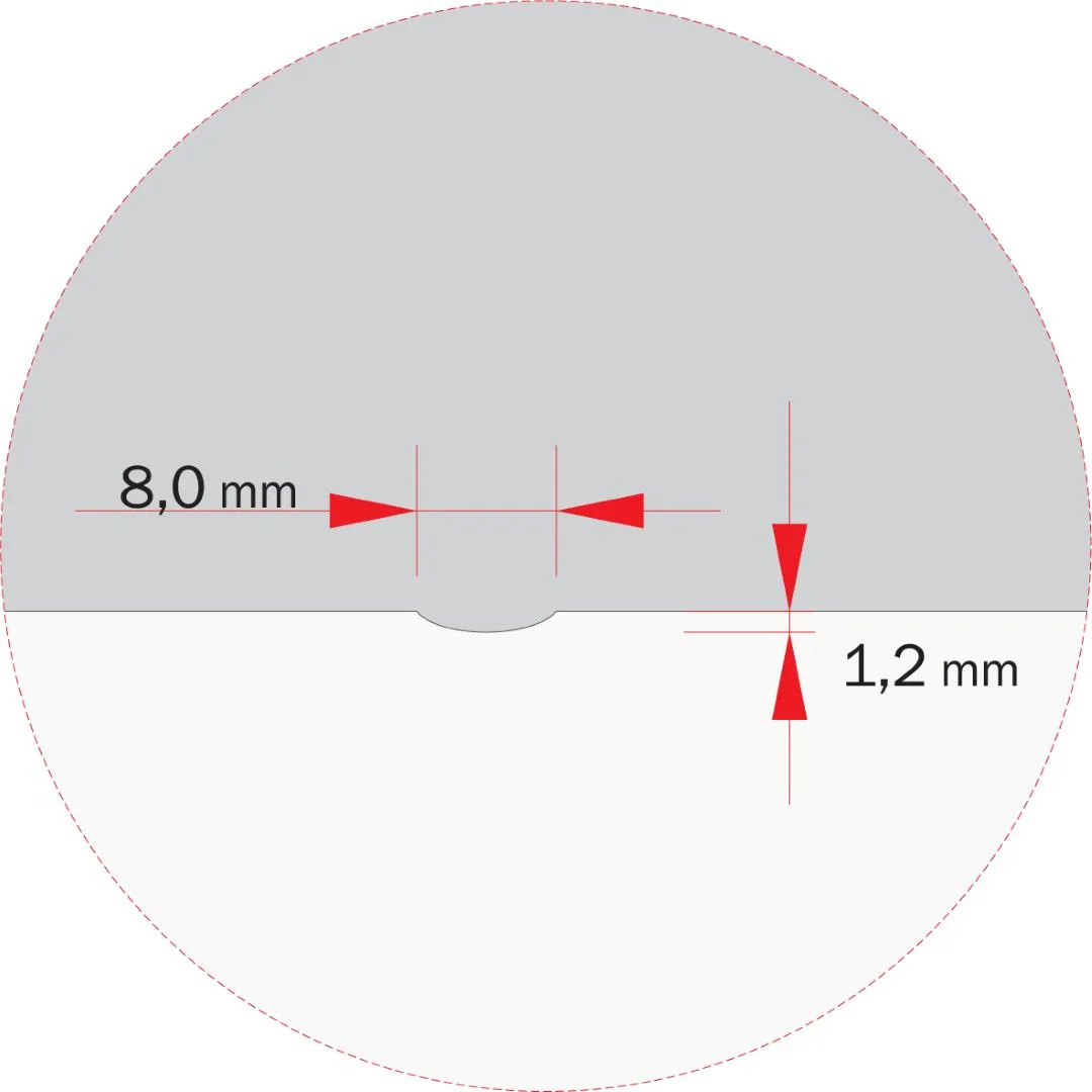 T&uuml;rblatt Proline PL99  Wei&szlig;lack
