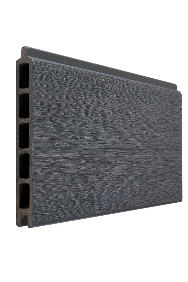 WPC Zaunprofil Premium dark grey