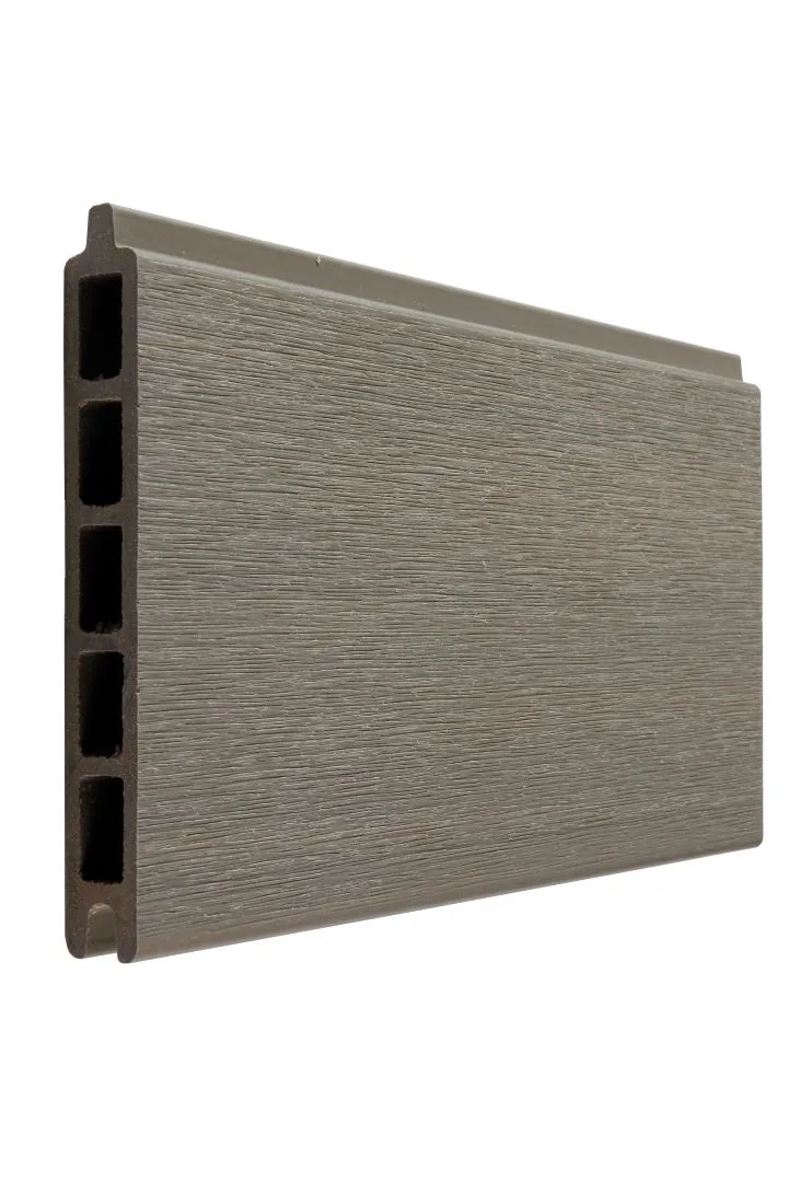 WPC Zaunprofil Premium light grey
