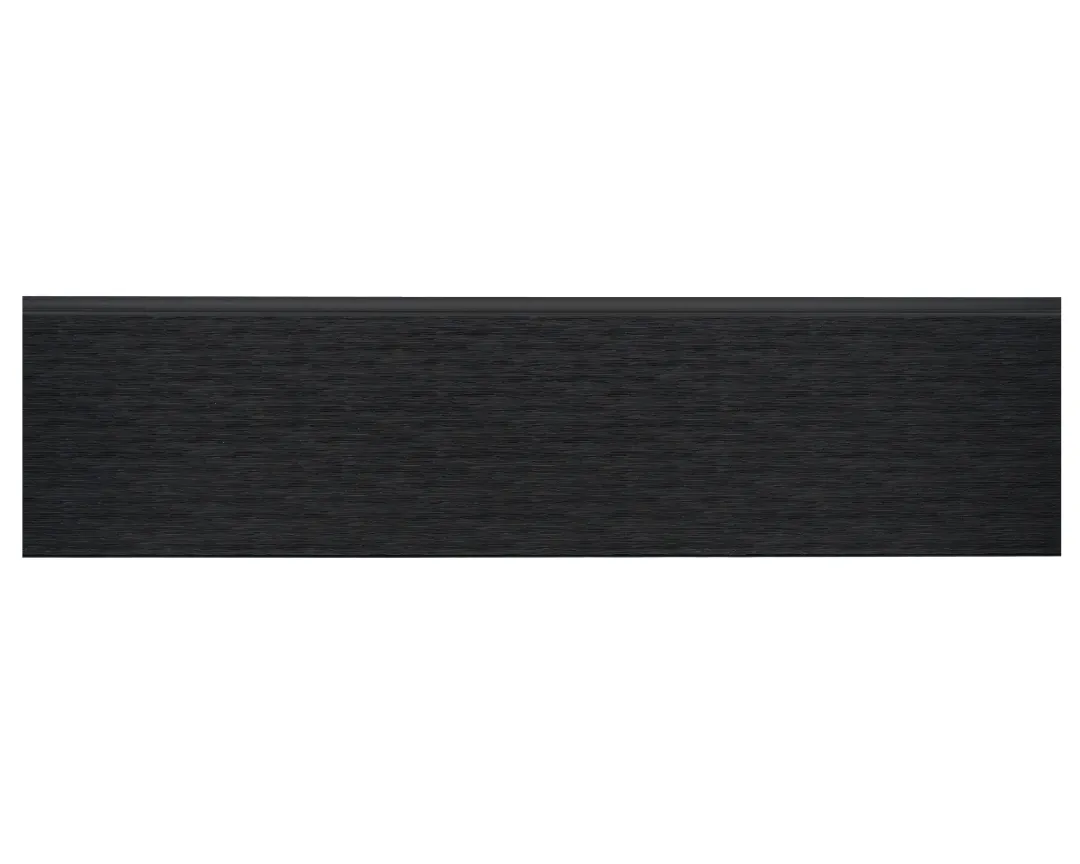 WPC Zaunprofil Modern Ebony Black