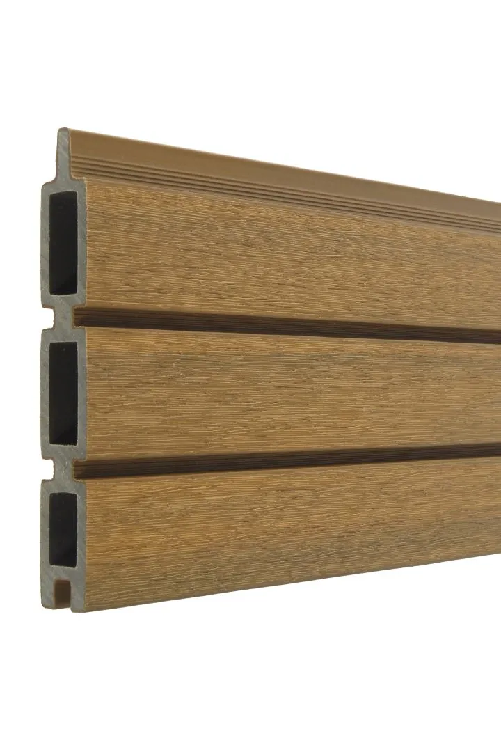 WPC Zaunprofil Modern Teak